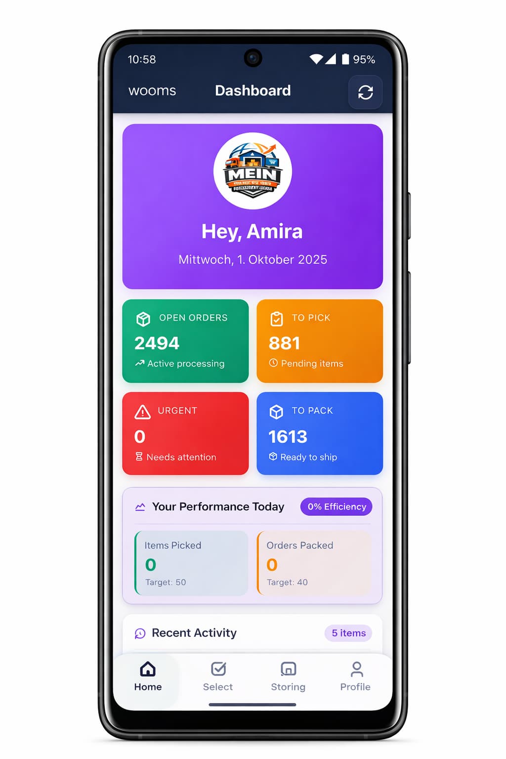 Scanner App Dashboard